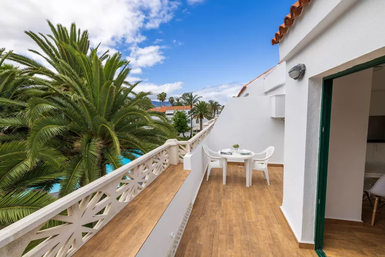 Superior Apartment mit 1 Schlafzimmer mit Poolblick. Apartamentos Los Rosales, Los Cancajos. La Palma, Kanarische Inseln.
